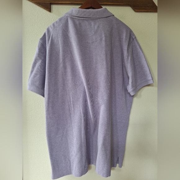 NWT Gunn Essentials Mens Lavendar Short Sleeve Sports Fit Polo Size 2XL - Picture 8 of 8